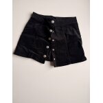 Jupe velours noir tex 9 - 10 ans (id369)