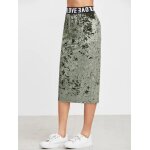 Jupe velours verte tl