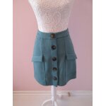 Jupe verte stradivarius taille 34 Jupe verte stradivarius taille 34