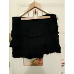 Jupe � volants bleue fonc�e 42 xl bonobo jeans.