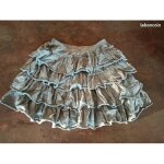 Jupe � volants grise fille 12 ans petit bateau tr�s bon �tat