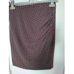 Jupe weekend max mara imprim� bordeaux t36