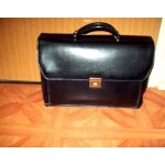 Katana cartable noir cuir vache porte - documents sac sacoche besace malette porte documents noire 2 ...