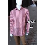 Kenzo taille xl superbe chemise manches longues rose homme