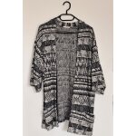 Kimono ? camaeu ? beige / noir ? l