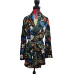 Kimono imprime vgtal taille m