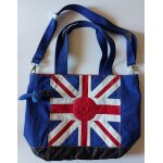 Kipling - sac  main - fourre tout avec poignes et bandoulire amovible - bleu dcor drapeau royaume ...