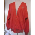 Lacoste gilet vintage sweat rouge molletonn� t 40