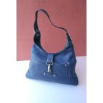 Lancaster sac bandoulire cuir bleu
