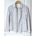 Lee chemise � rayures bleu et blanc, taille xs, 100% coton, bon �tat