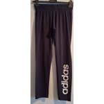 Legging court noir imprim blanc adidas