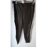 Legging en pu (polyur�thane) avec rayures c�t�