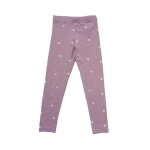 Legging rose � pois blanc. h&m. taille 4 - 5 ans. 110 cm