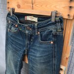 Levis marissa bootcut, en denim, bleu, taille basse, taille 34