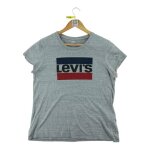 Levi strauss t - shirt manches courtes femme taille l gris #qwe1376
