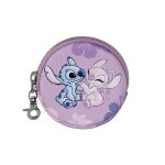 Lilo et stitch stitch & angel porte - monnaie cookie, rose