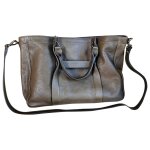 Longchamp sac  main 3d en cuir vert