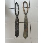 Lot de 2 cravates tons vert en tr�s bon �tat mariage soir�e brice / yves dorsay