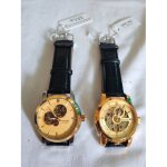Lot de 2 montres hommes automatiques squelette
