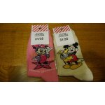 Lot de 2 paires de chaussettes minnie et mickey 31 - 35 neuves