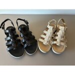 Lot de 2 paires de sandales en cuir geox vega taille 36