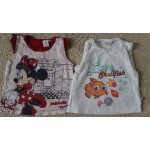 Lot de 2 t. shirt bb fille disney minnie & nemo taille 18 mois ide cadeau