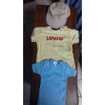 Lot de 2 t - shirt levis / polychinelle sans manche coton 12 mois