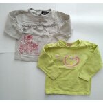 Lot de 2 t - shirts manches longues bb fille orchestra et tout compte fait taille 12 mois