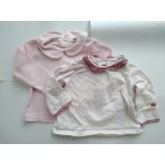 Lot de 2 t - shirts manches longues bb fille taille 12 mois