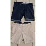 Lot de 2 shorts bermudas jules homme taille 46 - beige et lbleu