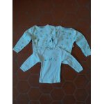 Lot de 3 maillots de corps jersey coton blanc + imprim� vertbaudet