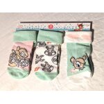 Lot 3 paires chaussettes disney bambi animal faune v�tements petits enfants b�b�s