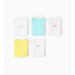 Lot de cinq bodys de couleur (zara)