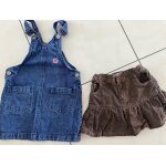 Lot salopette et jupe taille 4 ans