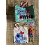 Lot stitch sac tote bag pochette cartes disney