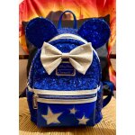 Loungefly sac � dos minnie mouse wishes blue