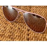 Lunettes enfant pilote ray - ban, parfait �tat roses vendu sans sa bo�te
