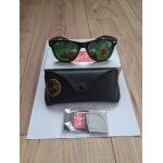 Lunettes ray - ban original wayfarer classic noir et vert