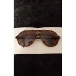 Lunettes de soleil aviateur carrera caille marron panoramique
