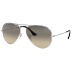 Lunette de soleil aviateur ray - ban argent� - m