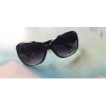 Lunettes de soleil femme noire mi - fonc bon tat