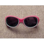 Lunette de soleil rectangle rose fushia et bleu turquoise - cb