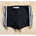 Maillot de bain adidas taille 13 - 14 ans noir avec bandes blanches