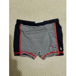 Maillot de bain ray� marine / blanc 6 mois obaibi.