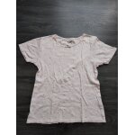 Maillot de corps / t - shirt rose pois noirs 12 ans kiabi