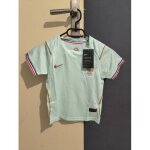Maillot + short enfant nike france 2026 ext�rieur vert turquoise taille 4 ans