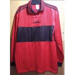 Maillot de sport -   adidas   - rouge et noir - manches longues - taille x l