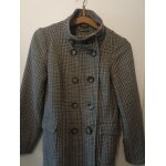 Manteau 3 suisses collection - 65% laine - motif prince de galles - t36 / 38