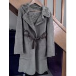 Manteau cop copine 38 modele baltik gris acier excellent �tat