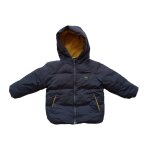 Manteau. doudoune gris anthracite � capuche. tape � l oeil. taille 24 mois. 86 cm